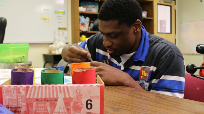 Gompers DTA member practices life skills.