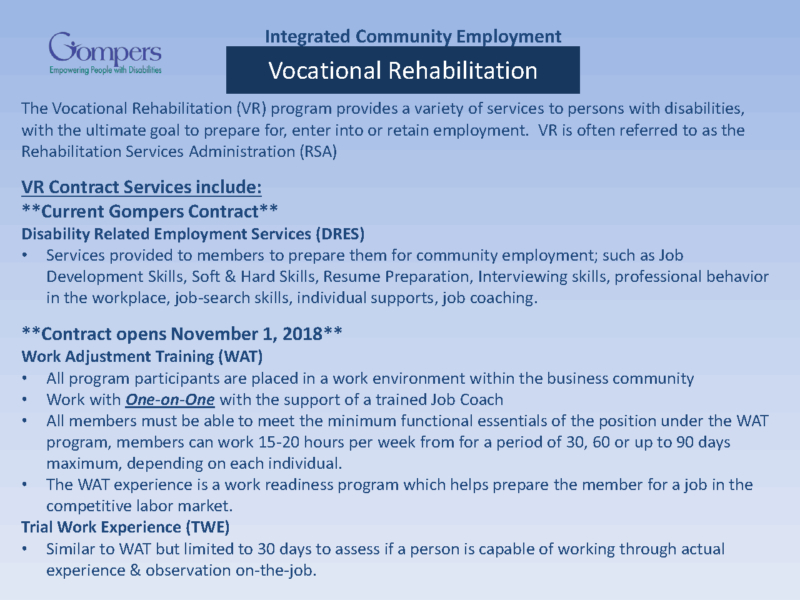 Integrated Employment Presentation Gompers